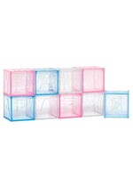 2X2X 2 ACRYLIC BABY BLOCK WITH LID