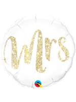 MRS. GLITTER GOLD 18" BALLOON