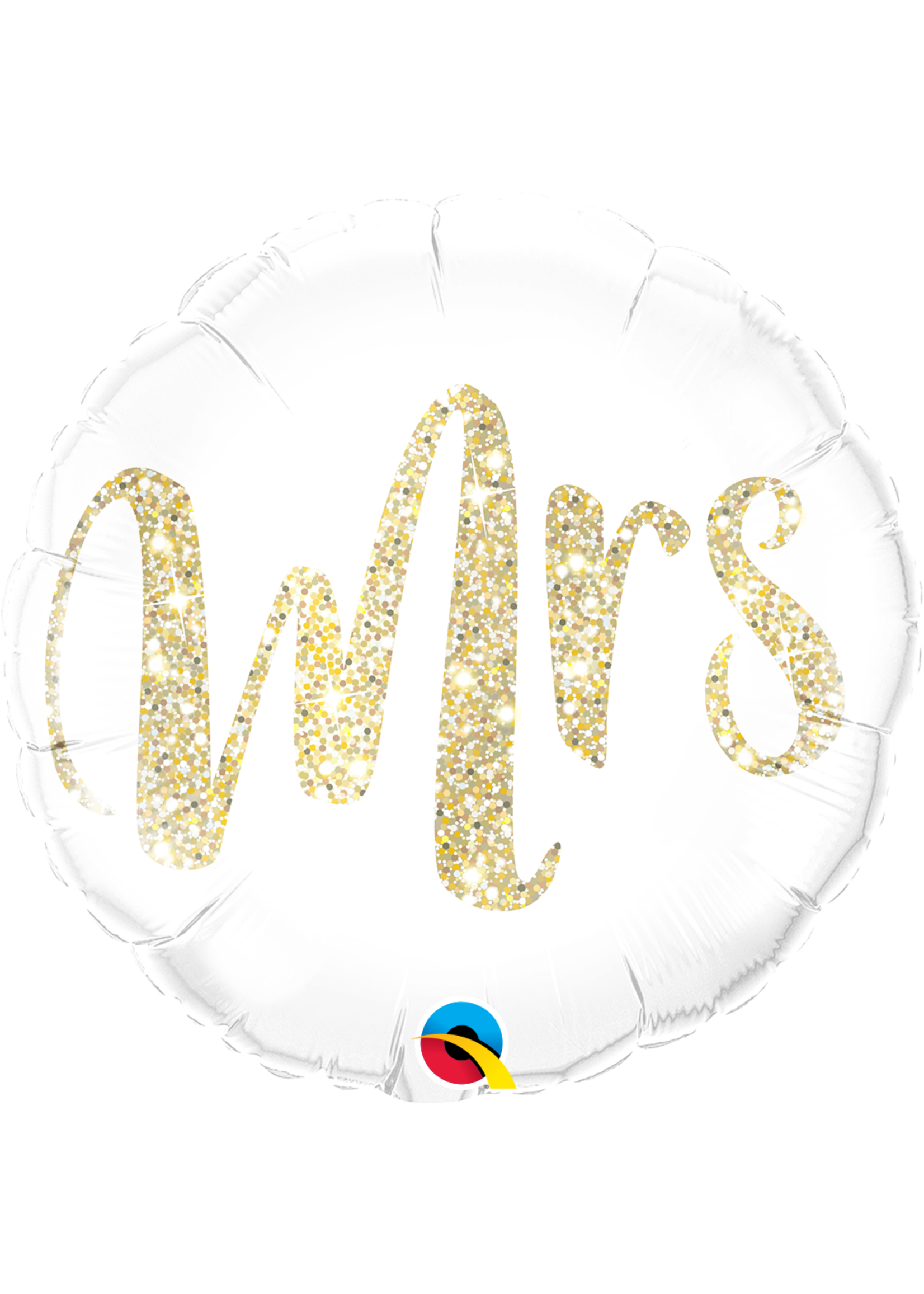 MRS. GLITTER GOLD 18" BALLOON