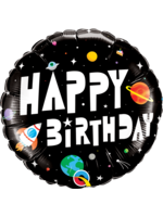 BDAY ASTRONAUT FOIL BALLOON 18"
