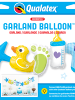 BABY BOY GARLAND 41" BALLOON