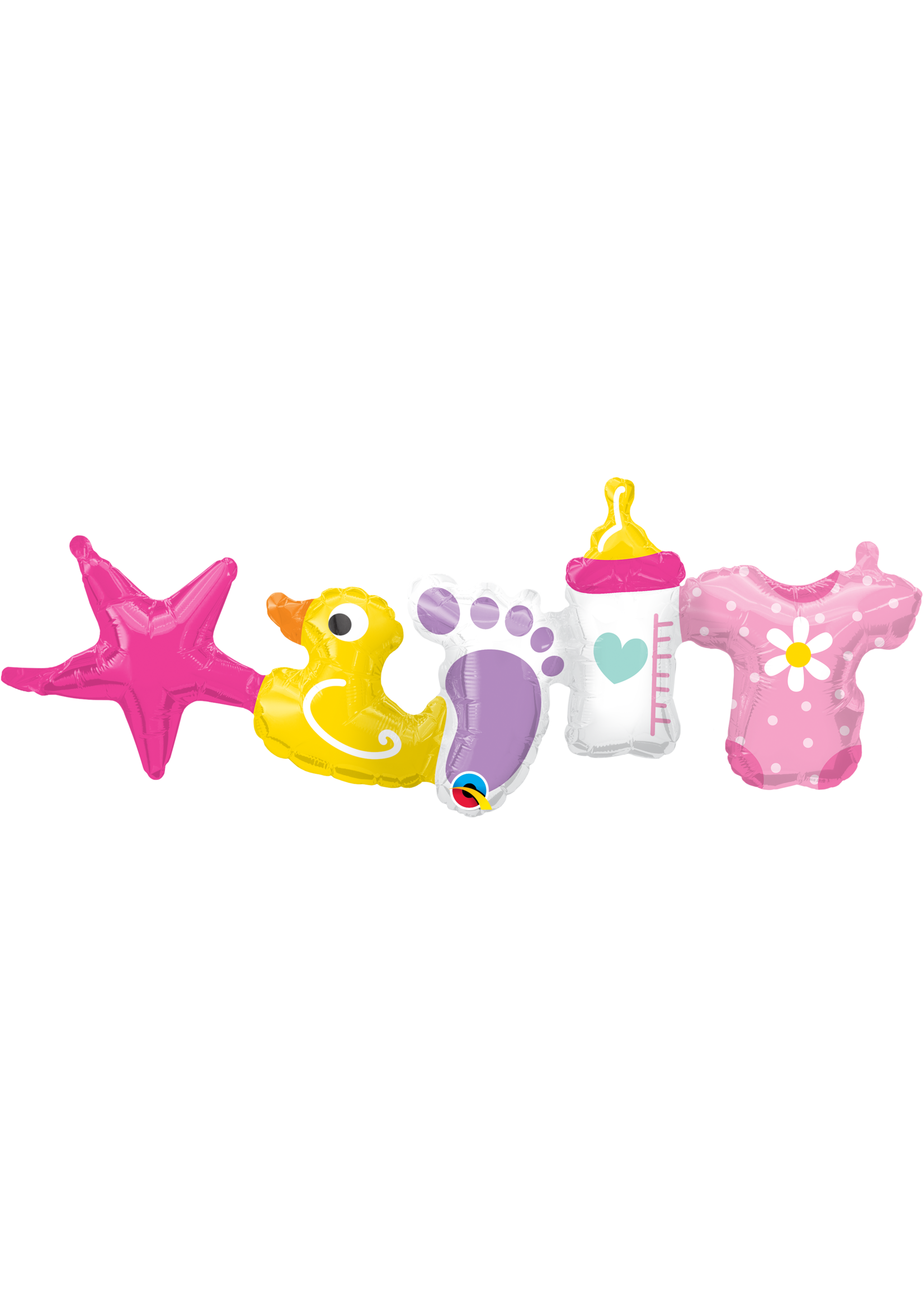 BABY GIRL GARLAND  41" balloon