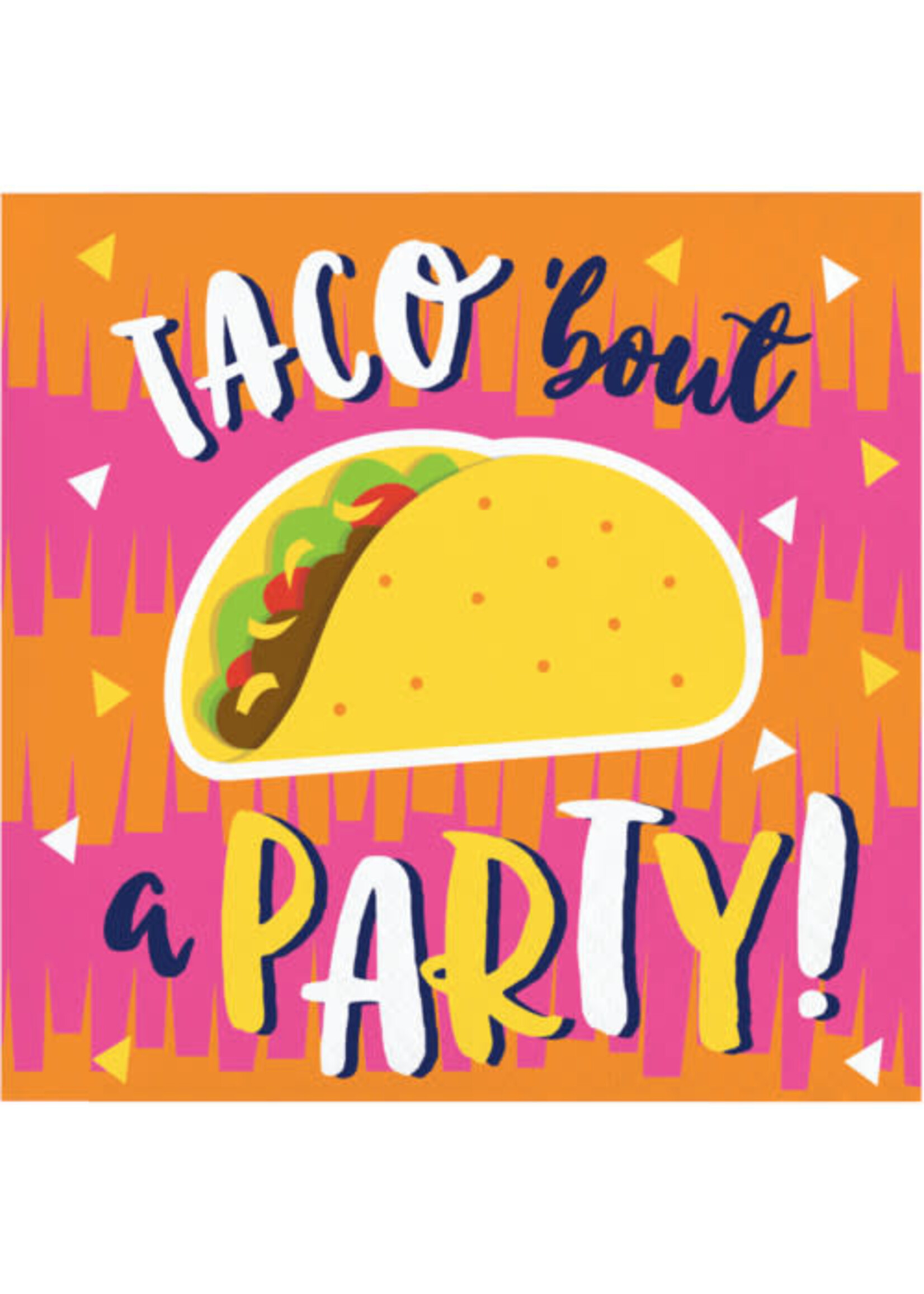 FIESTA FUN TACO BEV NAPKIN 16CT