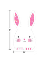 BAG CELLO W/TIE 20CT EASTER BUNNY EARS