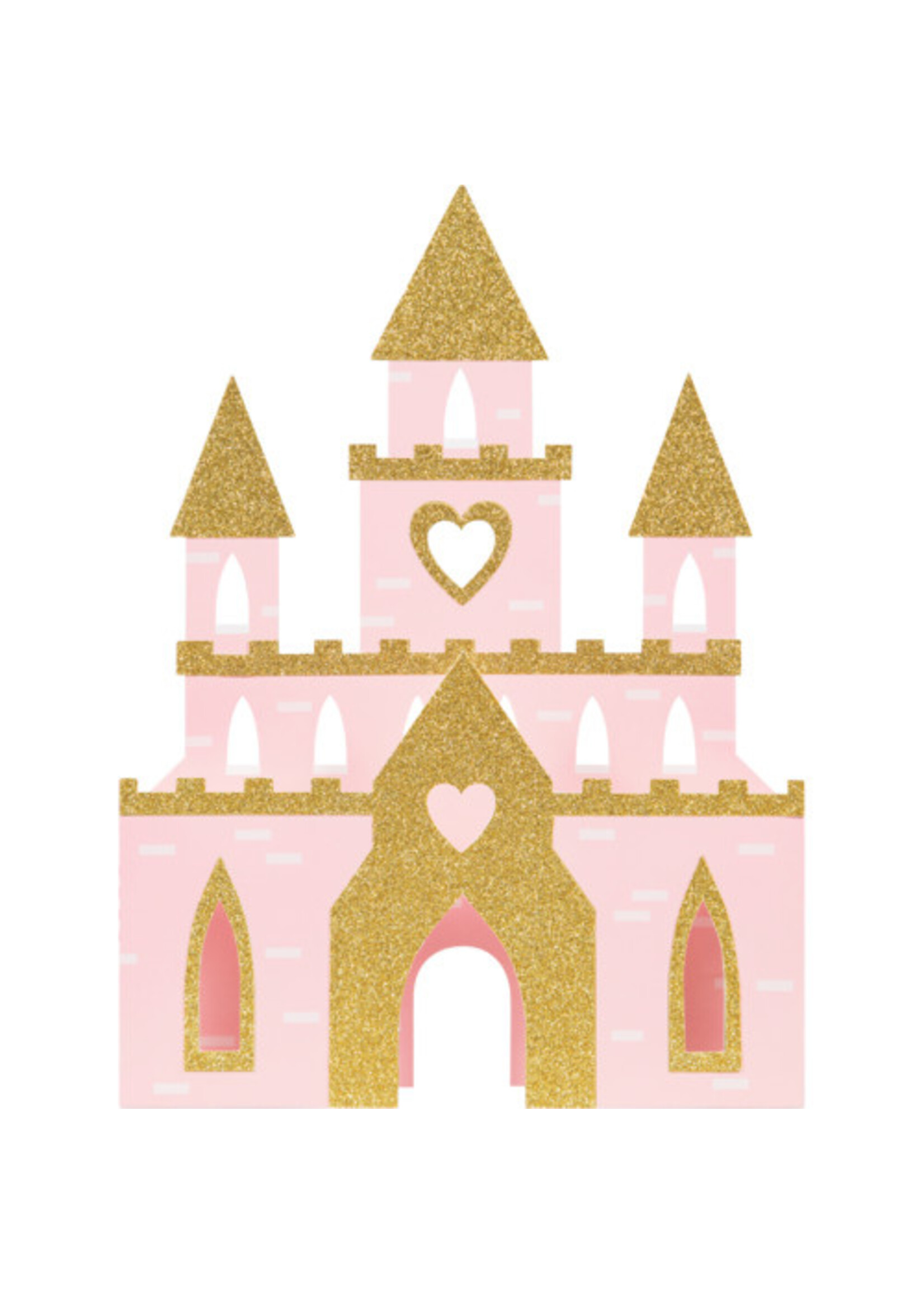 CENTER PIECE 3D /1CT PRINCESS CASTLE