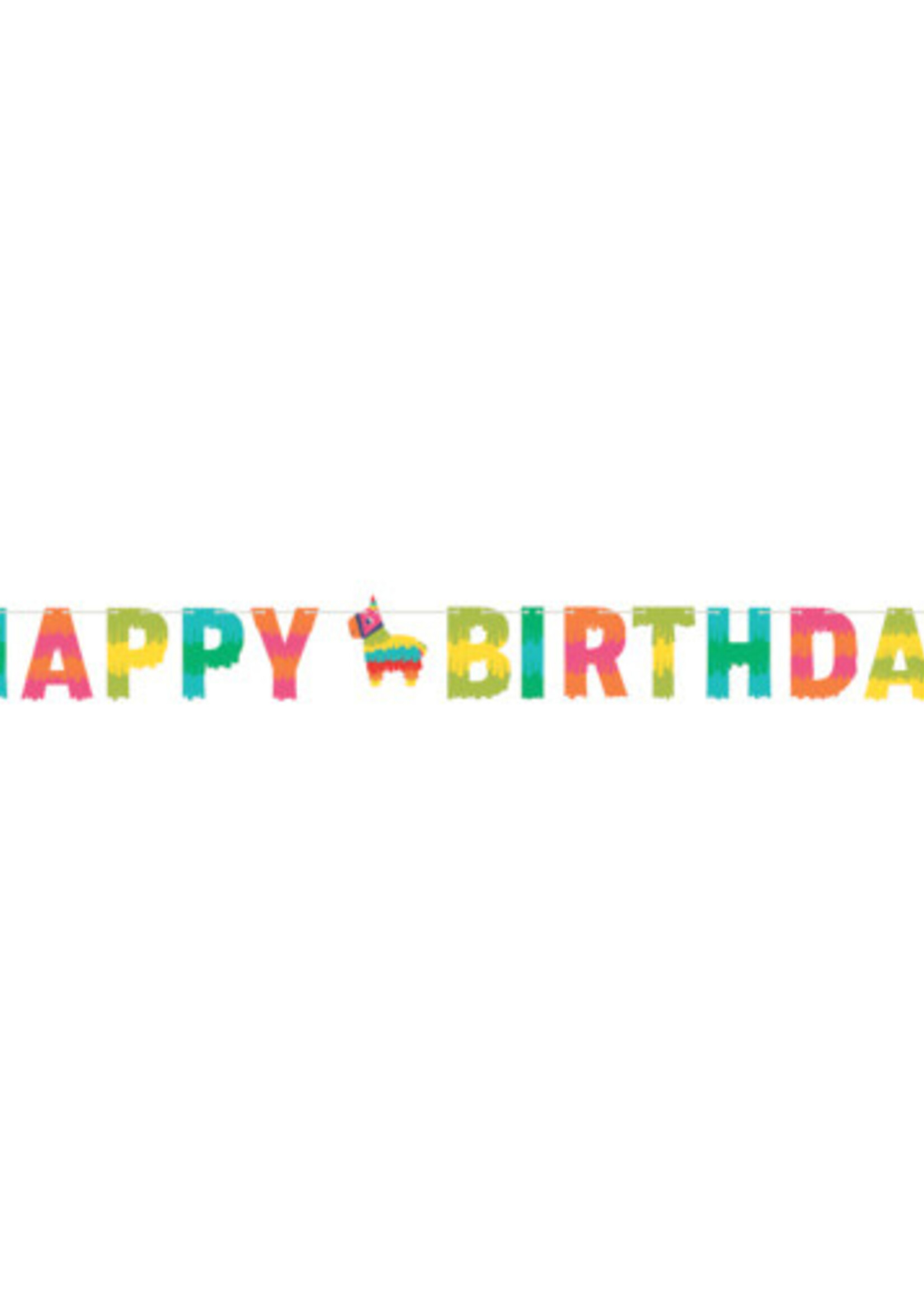 BANNER 1CT W/TW HBD FIESTA FUN