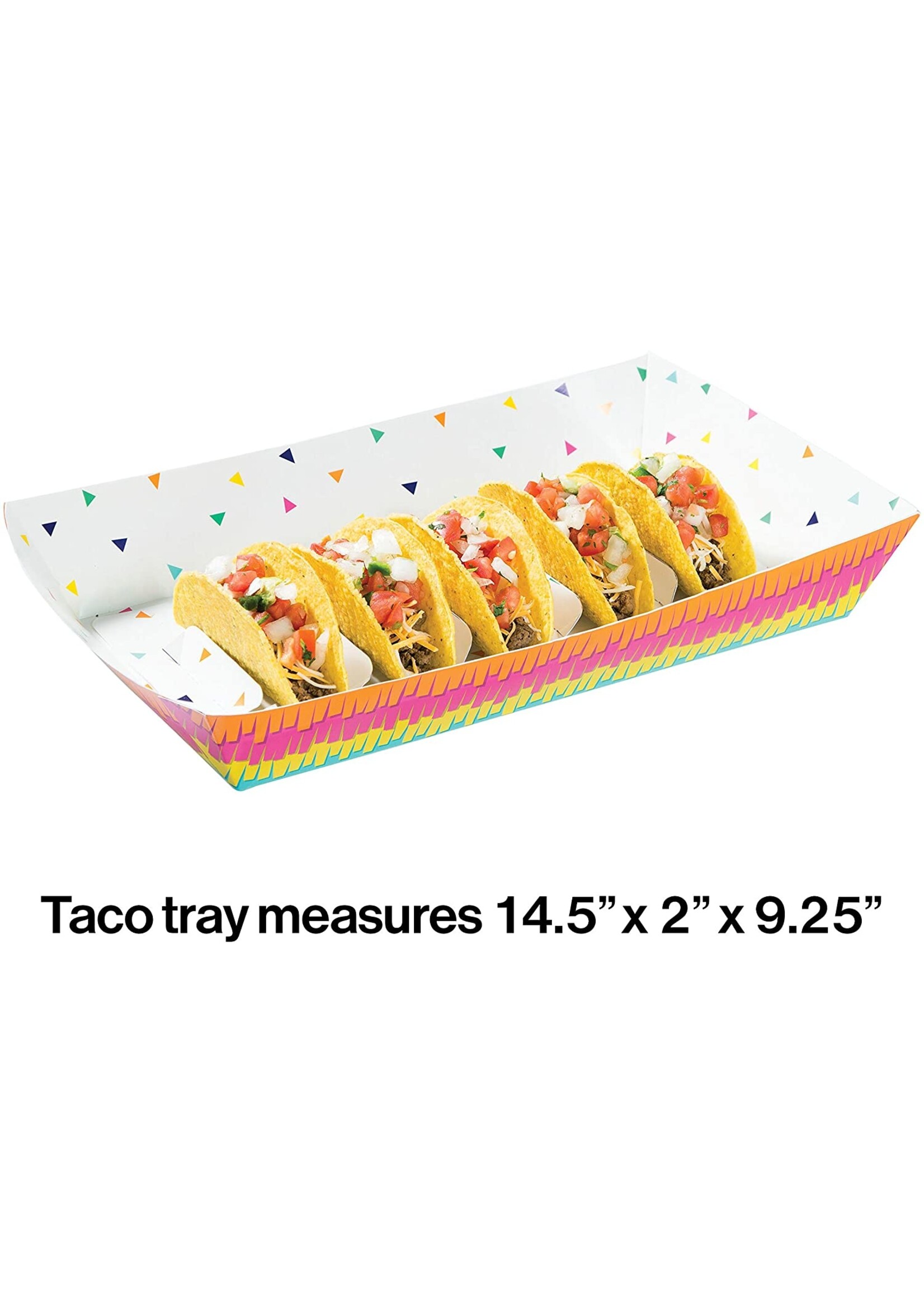 TRAY 1CT TACO FIESTA FUN