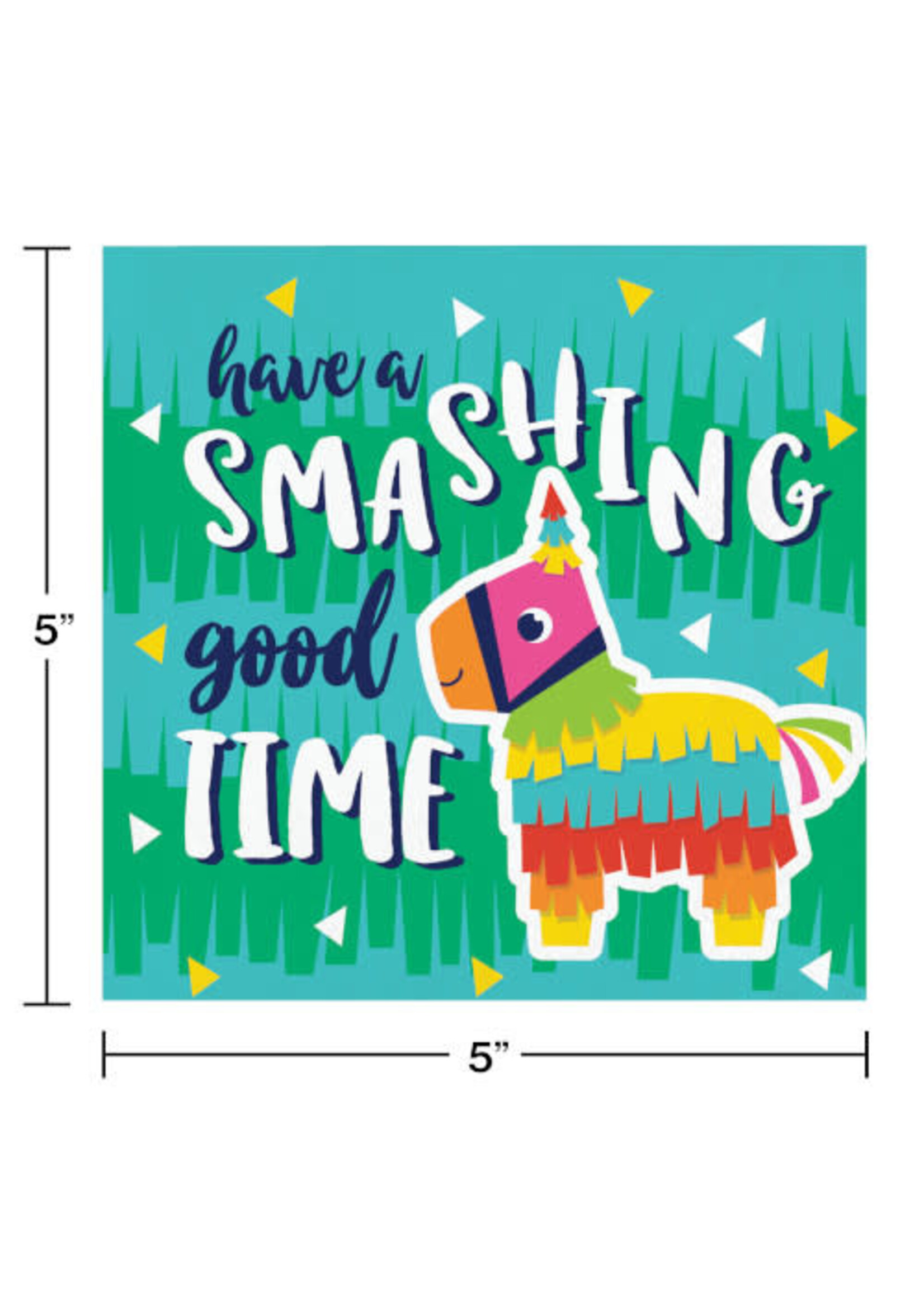 BEV NAPKIN  16CT  FIESTA FUN PINATA