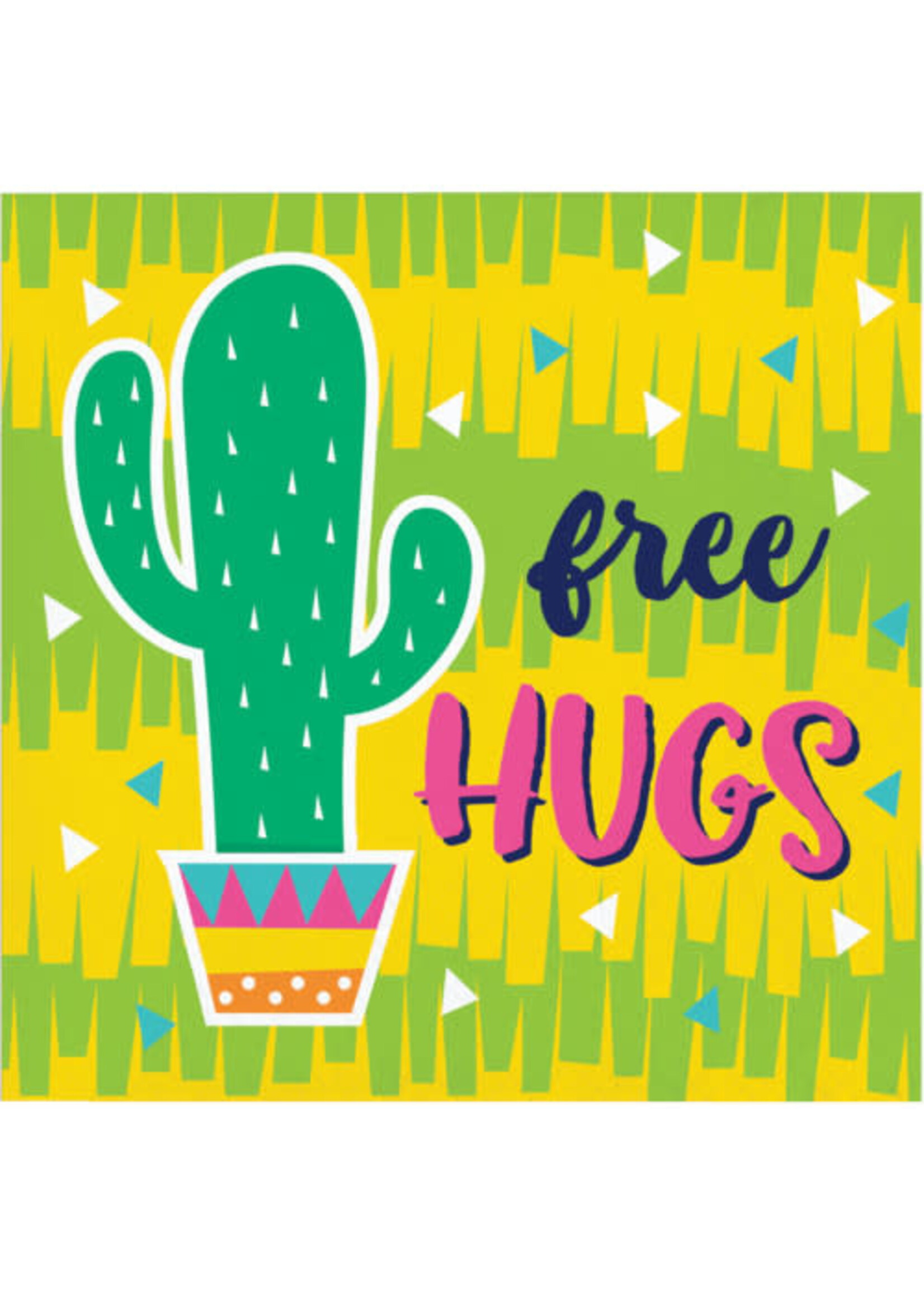 BEV NAPKIN 16CT  FIESTA FUN CACTUS