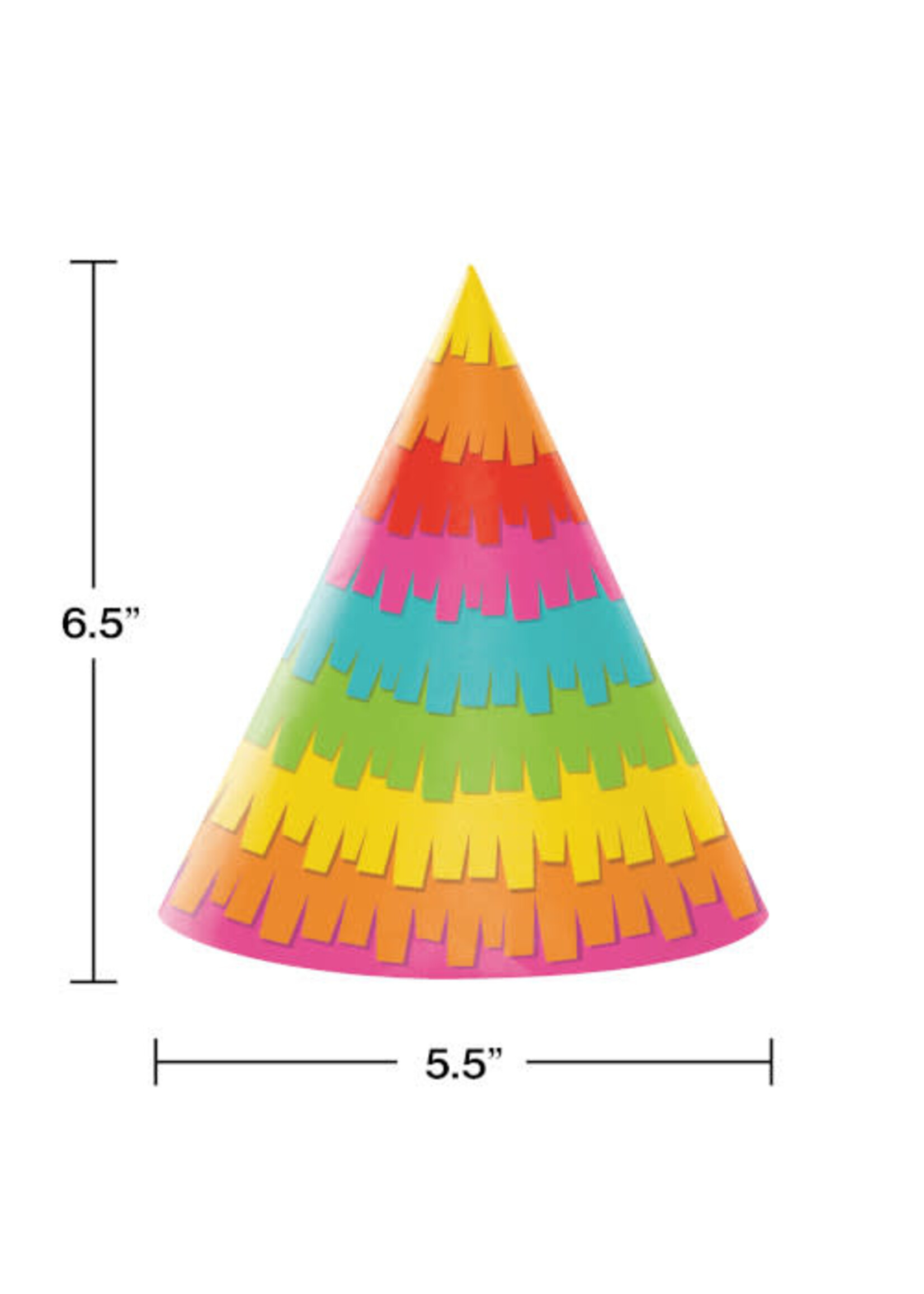 HAT ADULT 8CT FRINGE FIESTA FUN