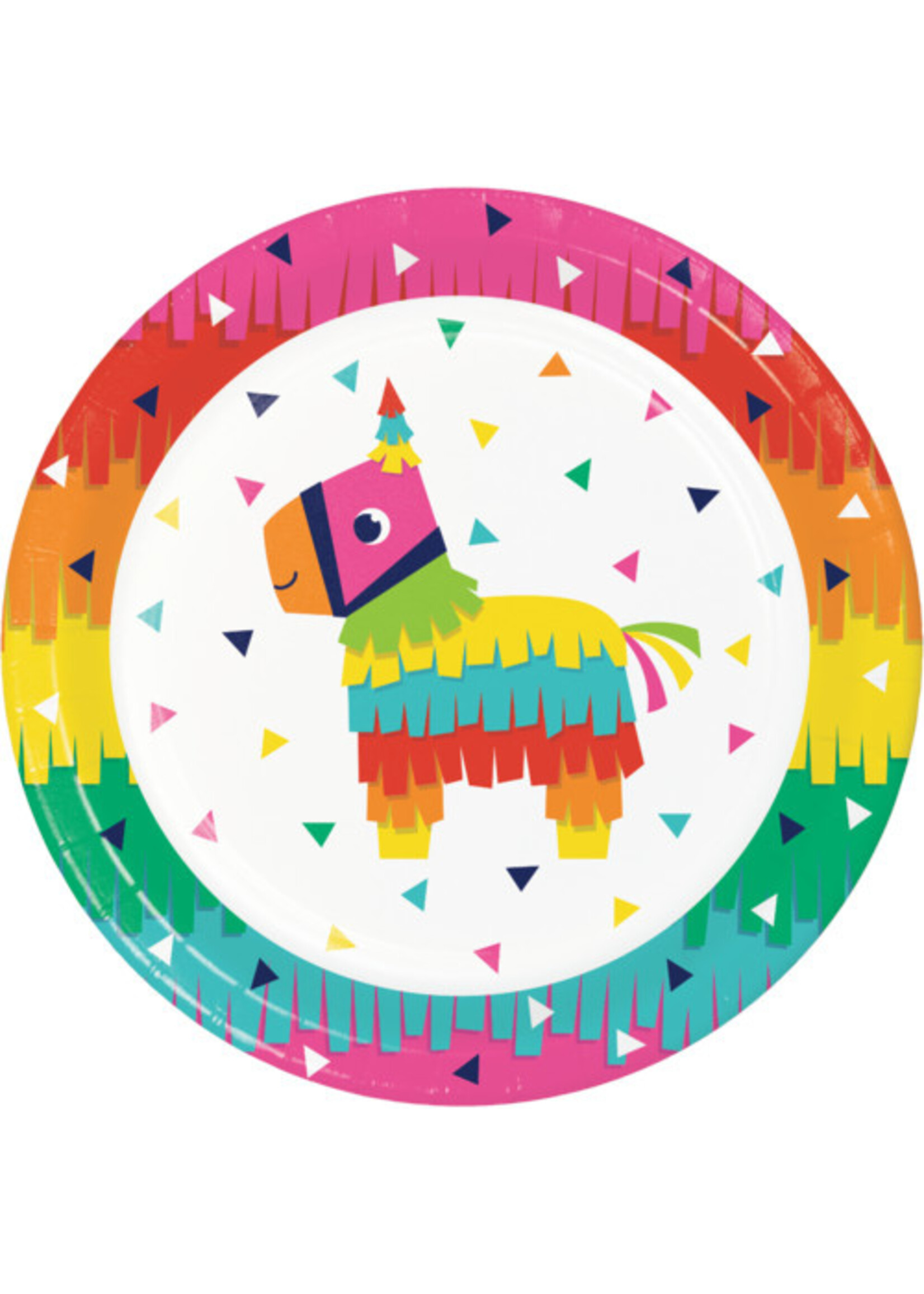 PLATE 9INCH SS /8CT FIESTA FUN