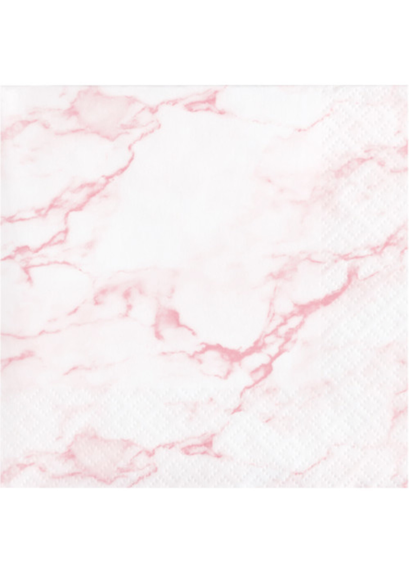 NAPKINS 16CT PINK MARBLE