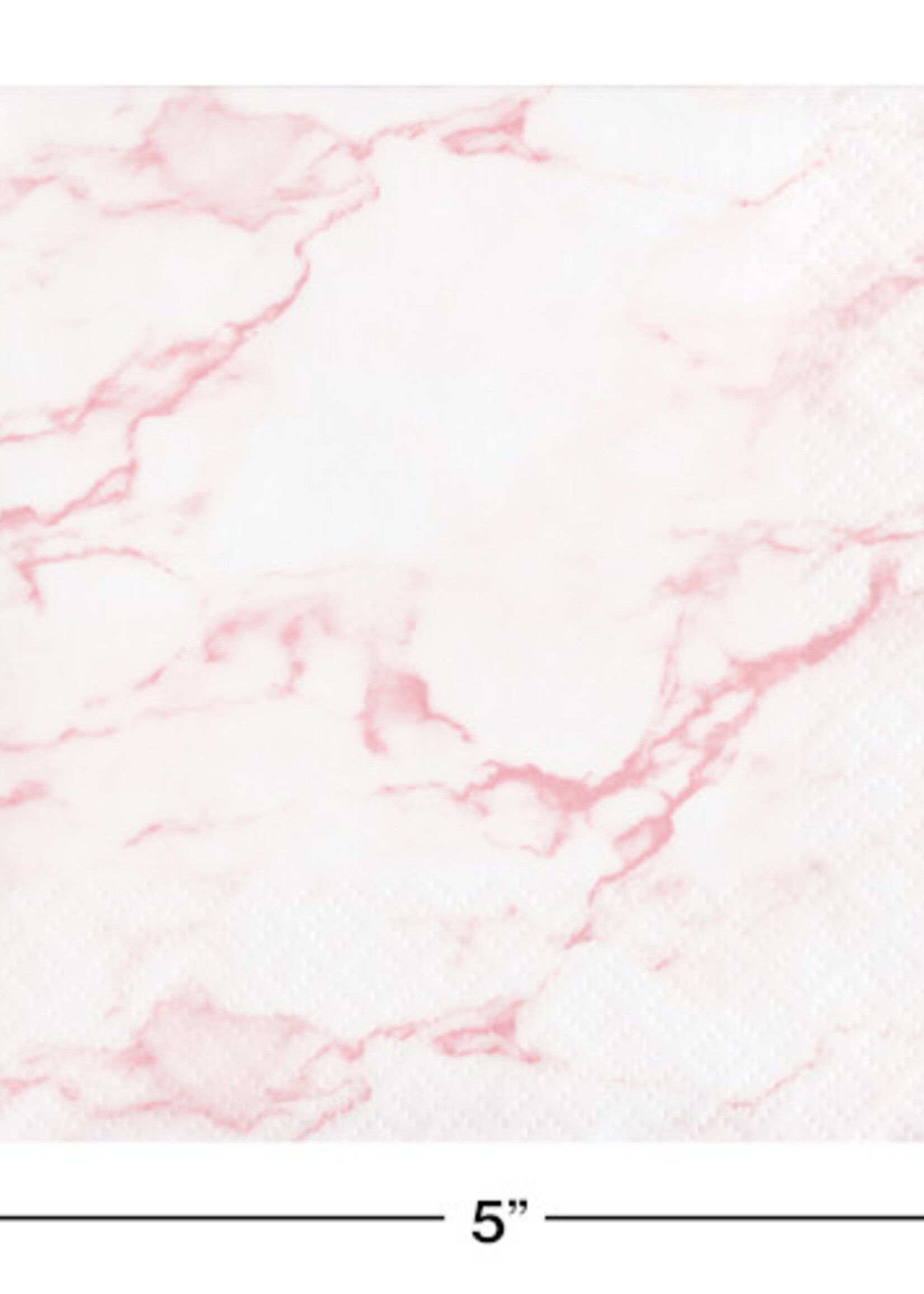 NAPKINS 16CT PINK MARBLE