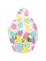 BAG CELLO BASKET 1CT EASTER EGGS