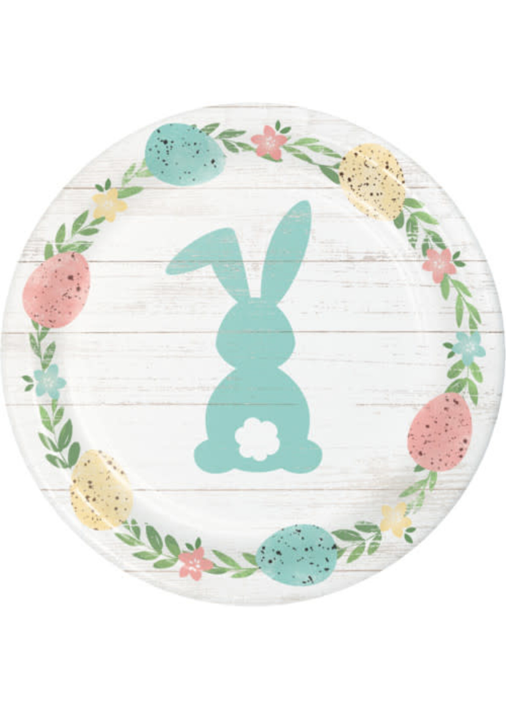 PLATES 8CT FARMHOUSE EASTER
