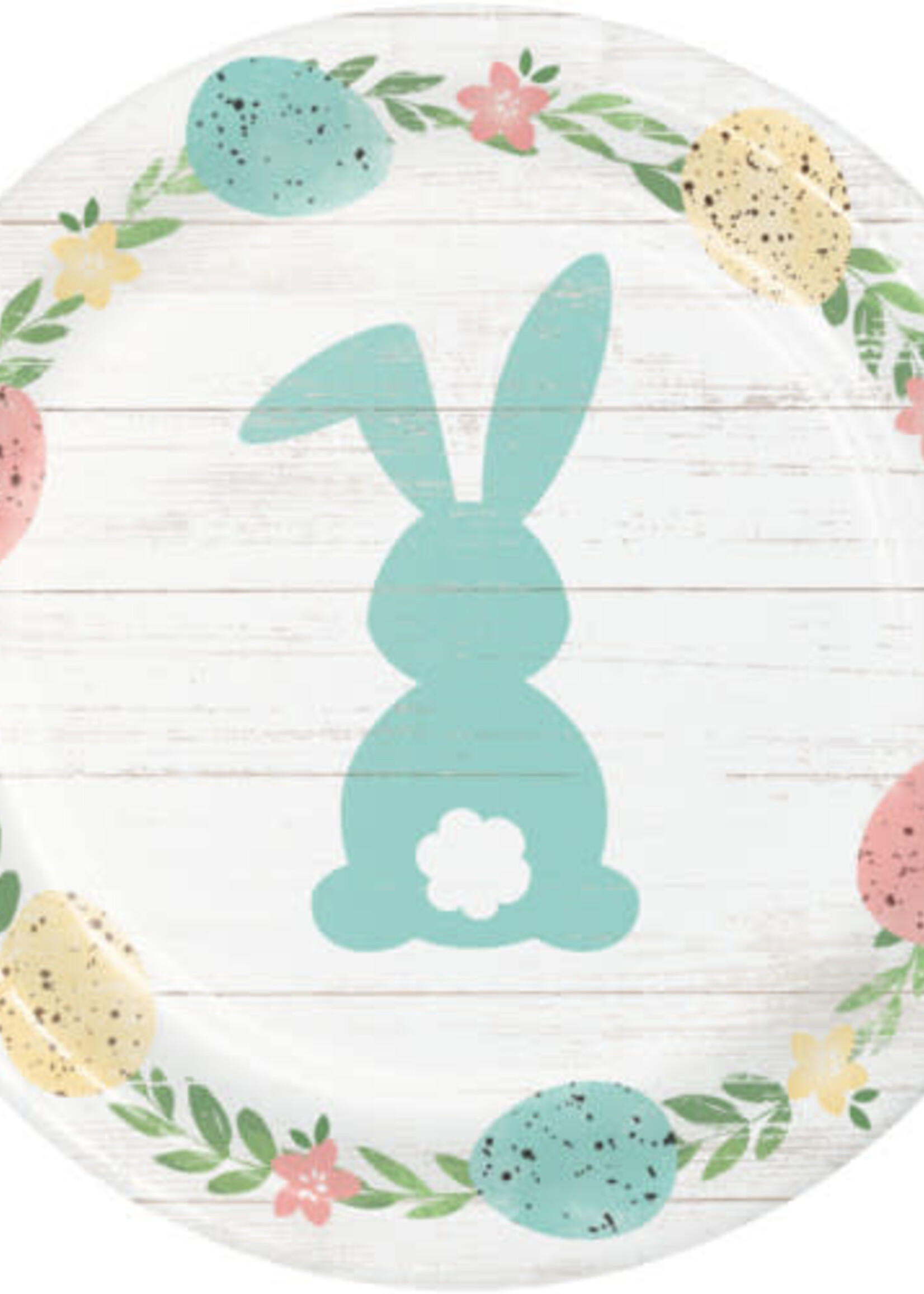 PLATES 8CT FARMHOUSE EASTER