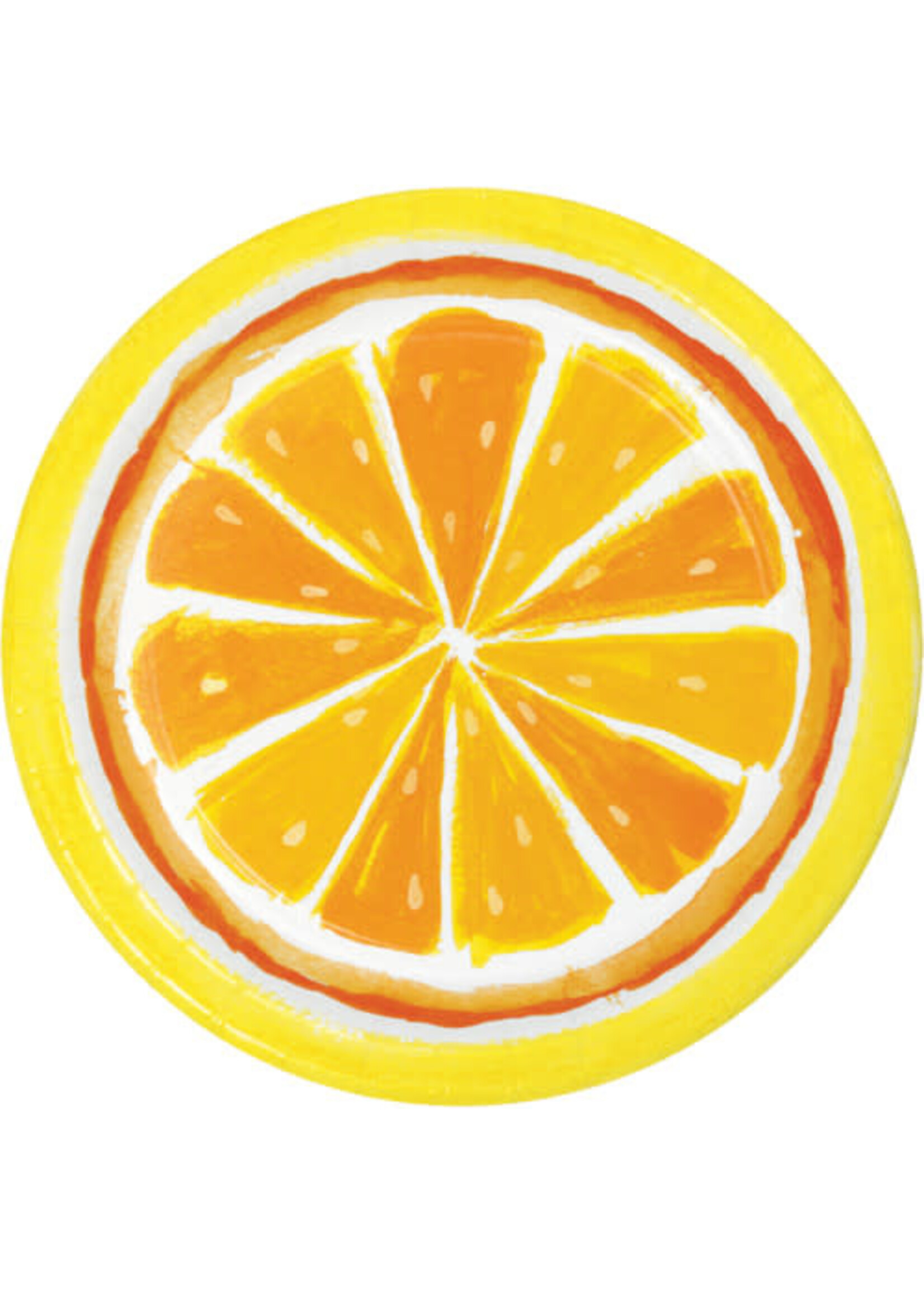 PLATE 6 INCH/8CT CITRUS SLICES