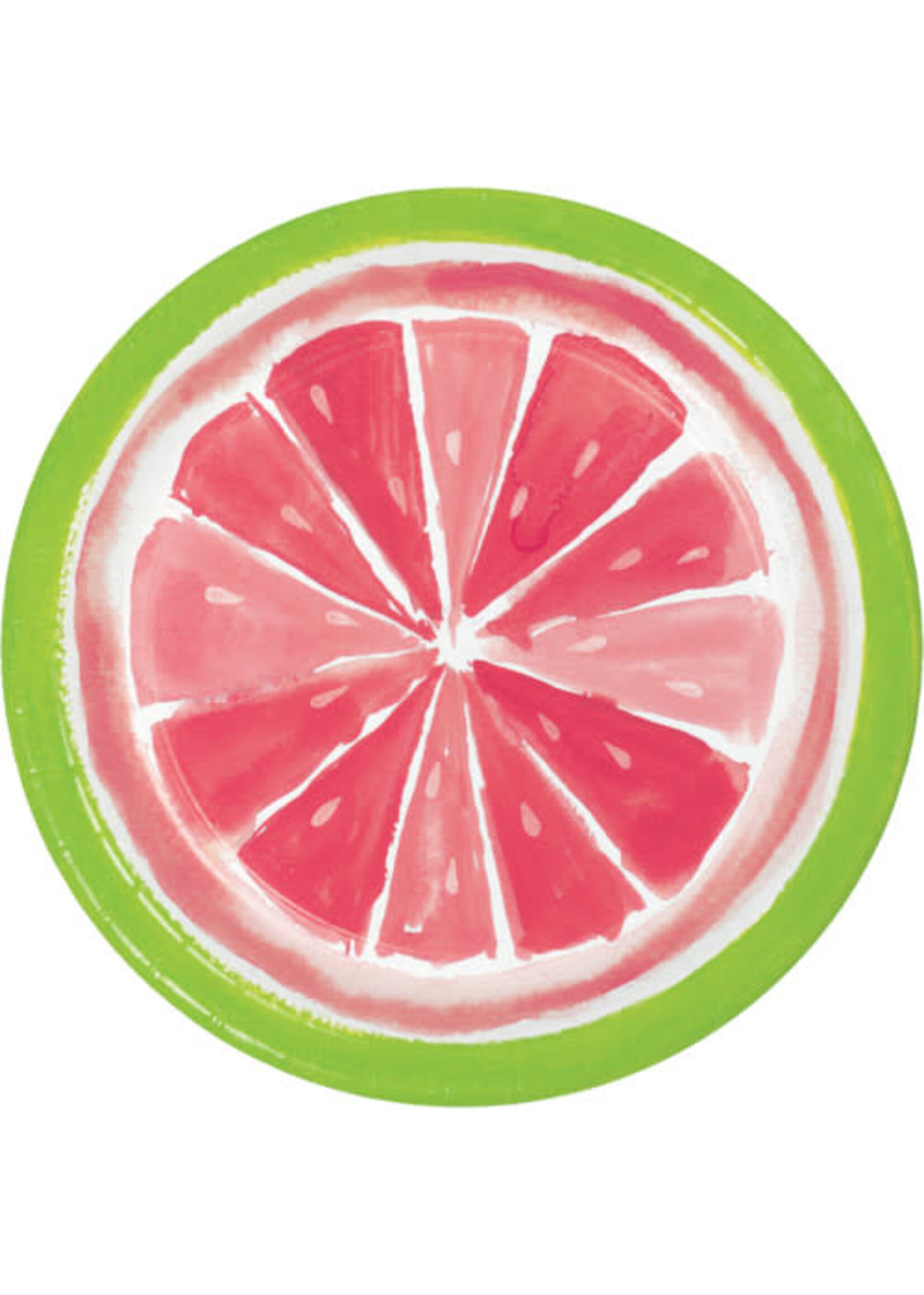 PLATE 6 INCH/8CT CITRUS SLICES