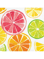 BEV NAPKIN /16CT 2P CITRUS SLICES