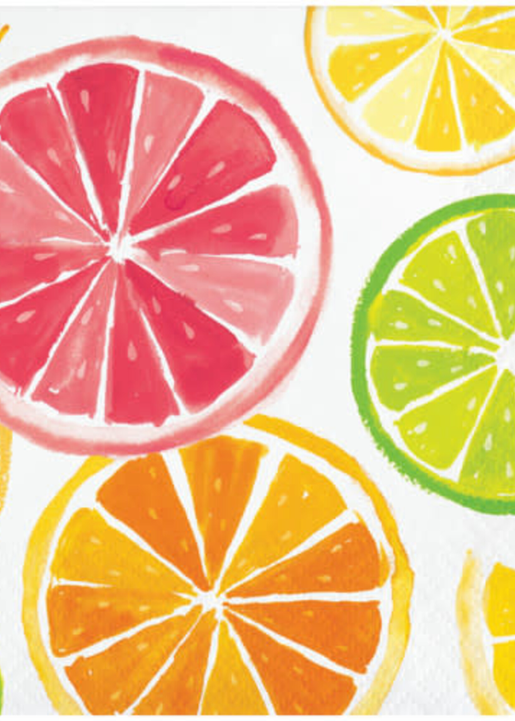 BEV NAPKIN /16CT 2P CITRUS SLICES