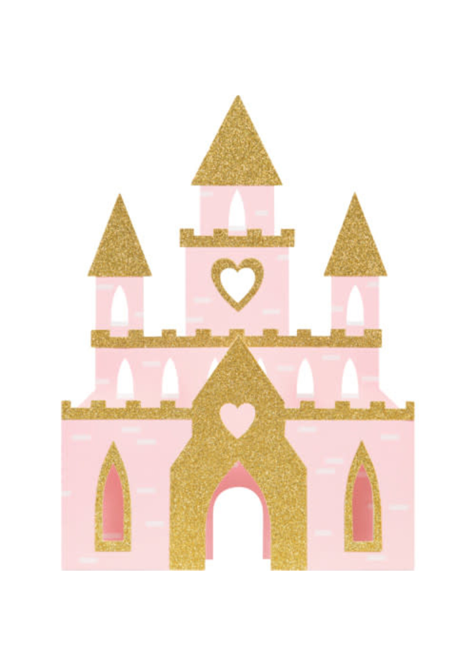 CENTER PIECE 3D /1CT PRINCESS CASTLE