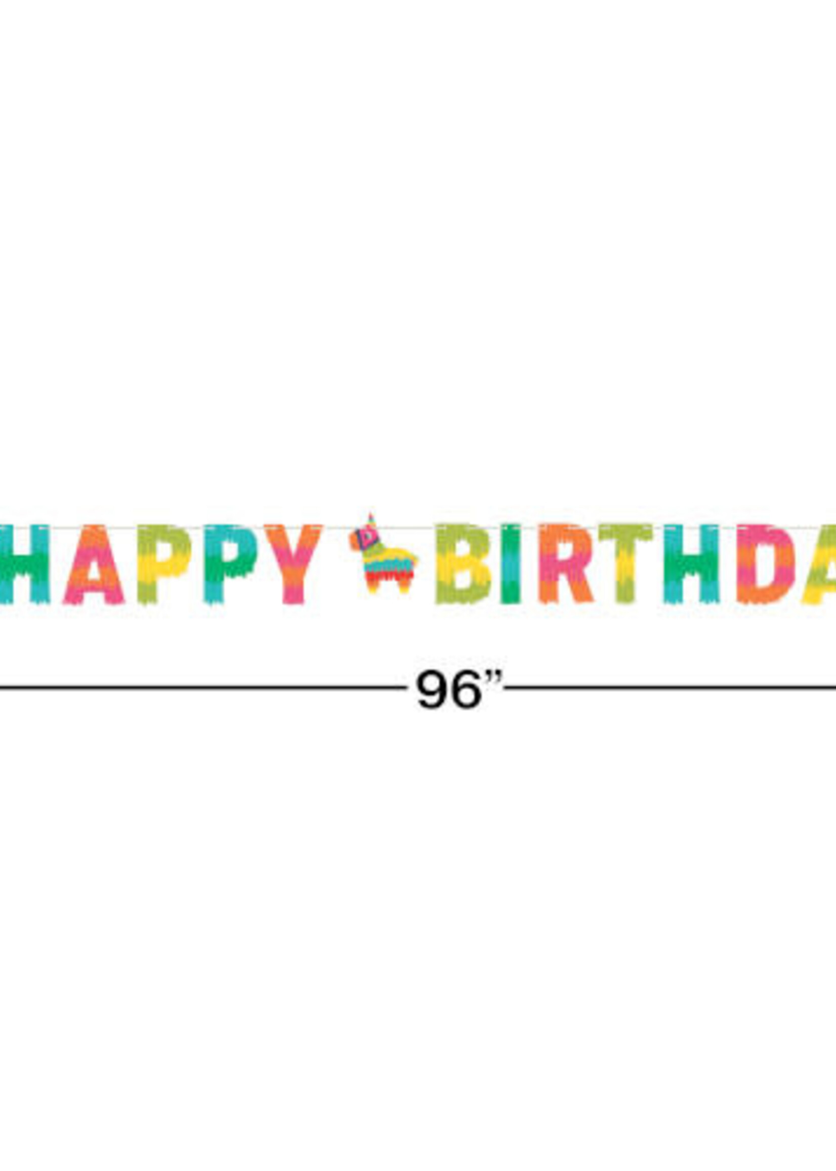 BANNER 1CT W/TW HBD FIESTA FUN