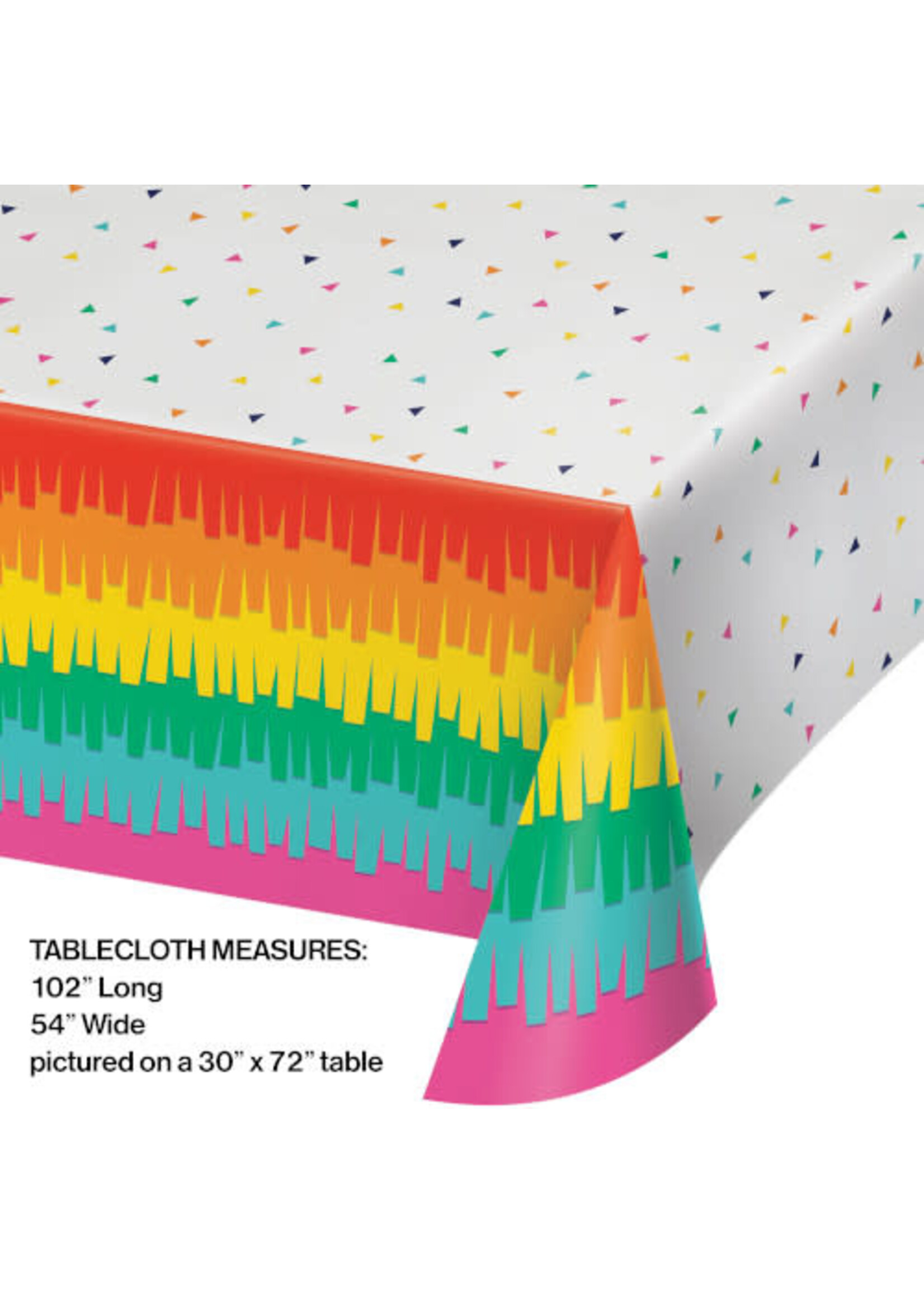 TABLE COVER 1CT 54X102 FIESTA FUN