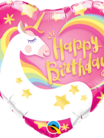 BDAY MAGICAL UNICORN 18" BALLOON