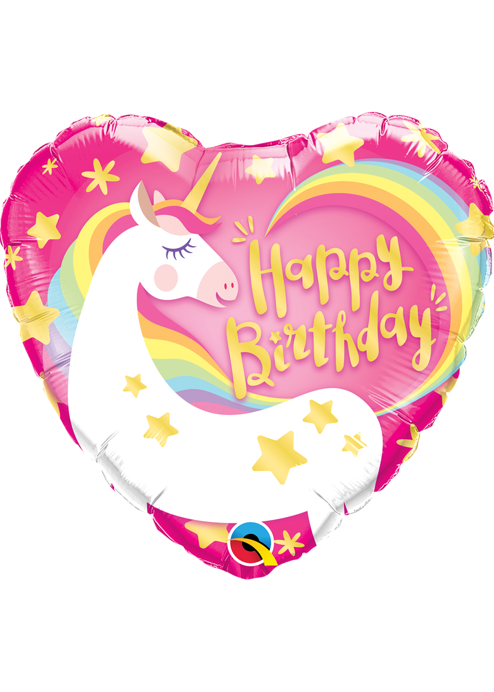 BDAY MAGICAL UNICORN 18" BALLOON