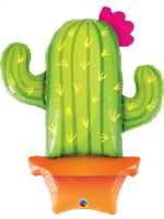 Potted Cactus  Balloon Size and shape: 39"