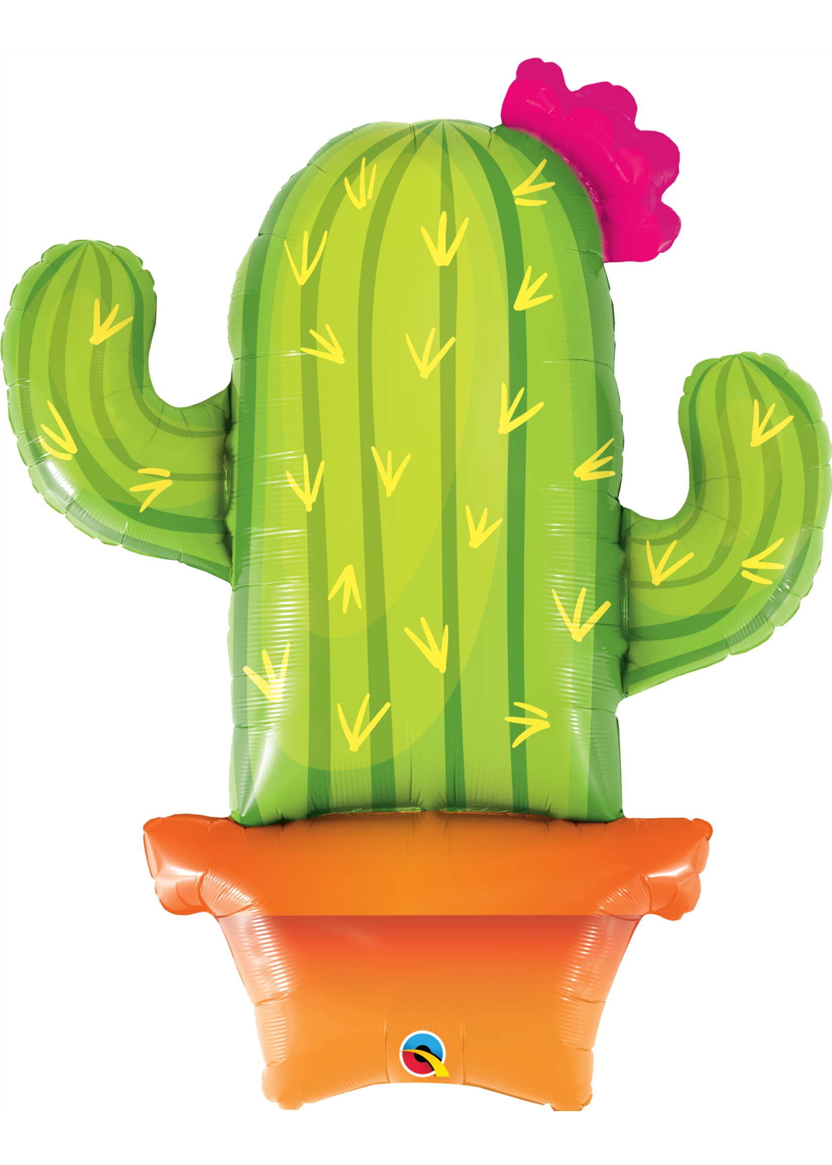 Potted Cactus  Balloon Size and shape: 39"