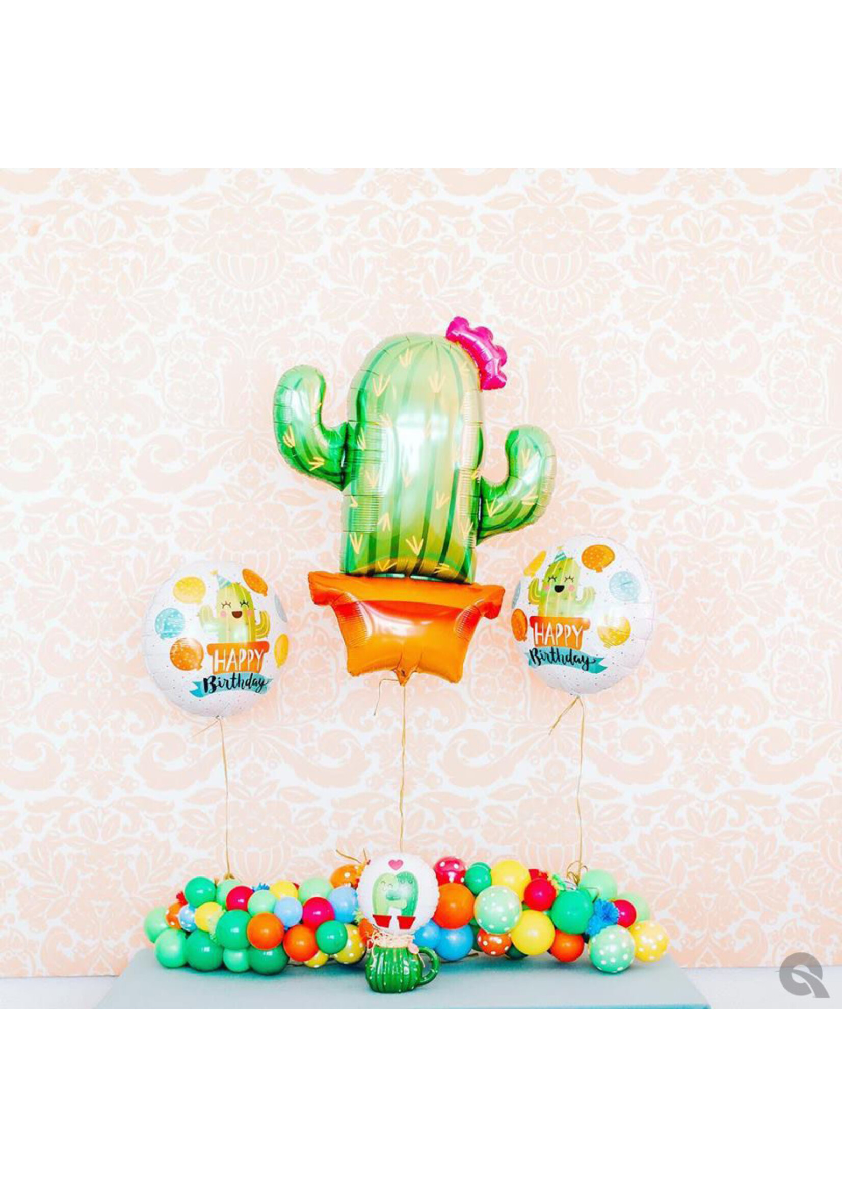 Potted Cactus  Balloon Size and shape: 39"