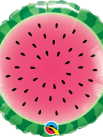 Sliced Watermelon Balloon  Size and shape: 18" Round