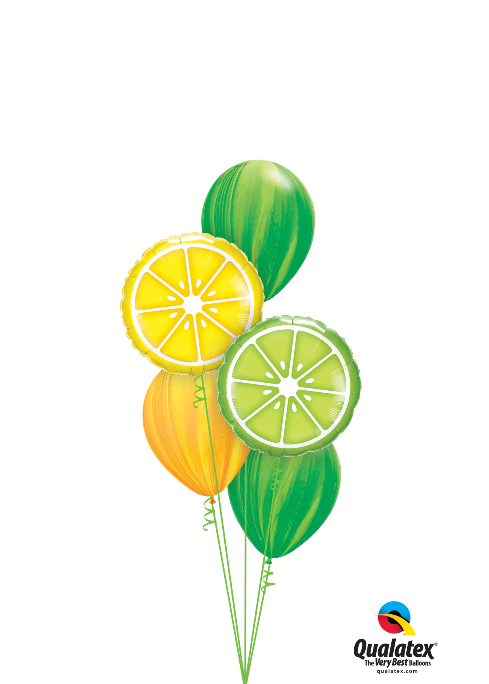 Sliced Lemon balloon Size and shape: 18" Round