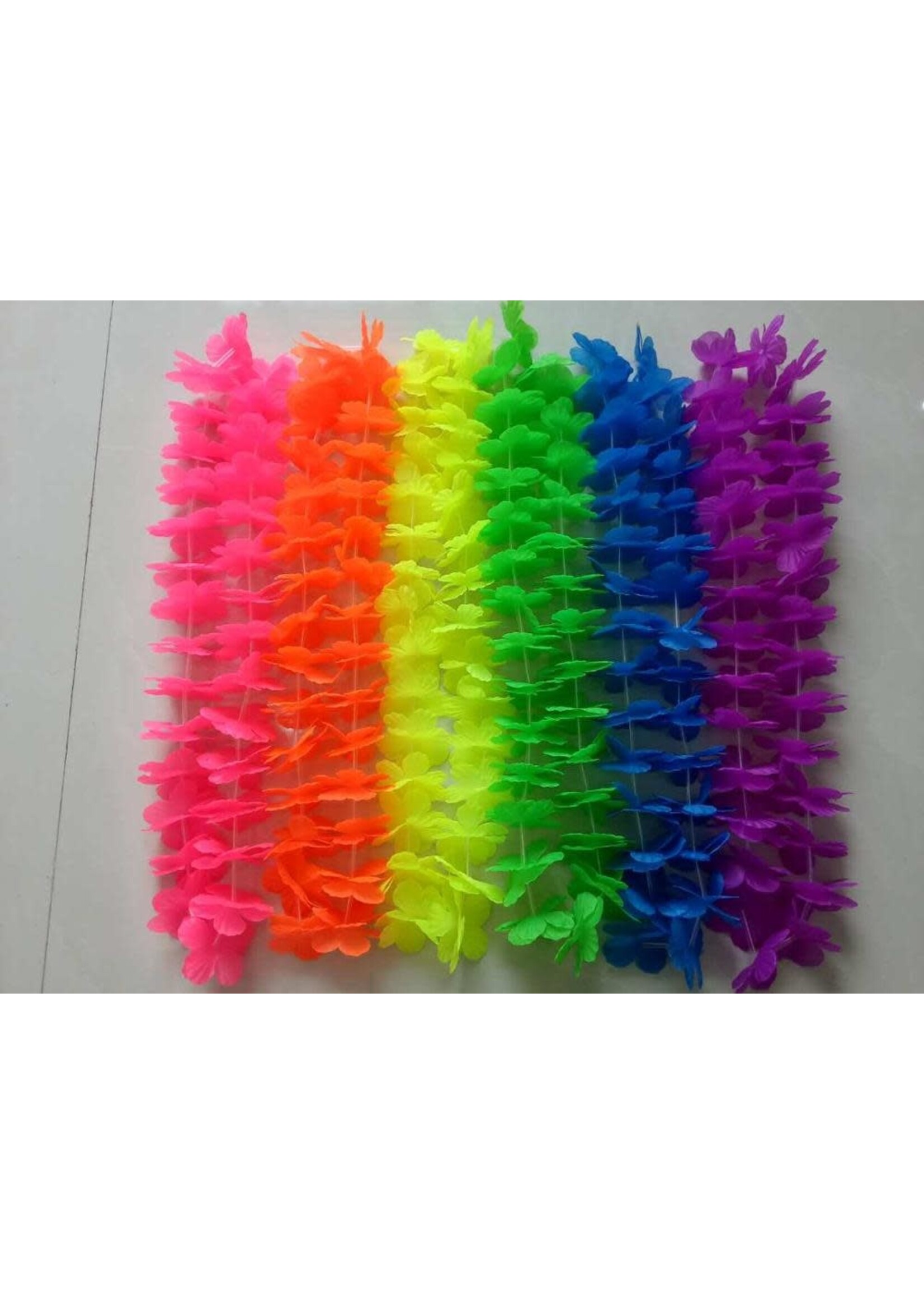 Colorful Hawaiin Plastic Lei
