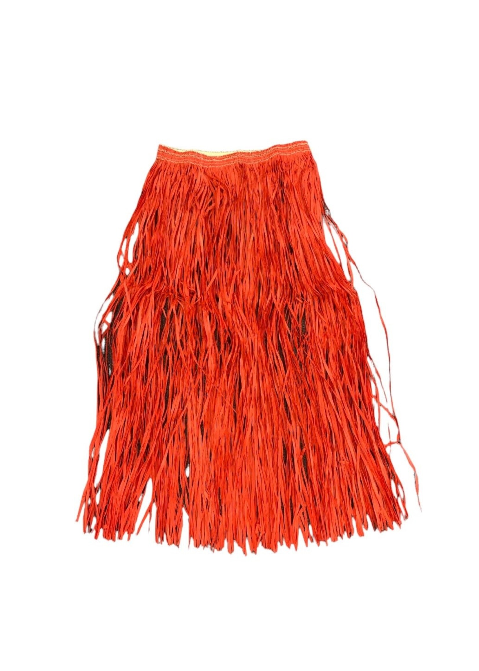 Red Hula Skirt