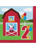 LUNCH NAPKIN 16CT FARMHOUSE FUN 2ND