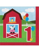 LUNCH NAPKIN 18CT  FARMHOUSE FUN 1ST