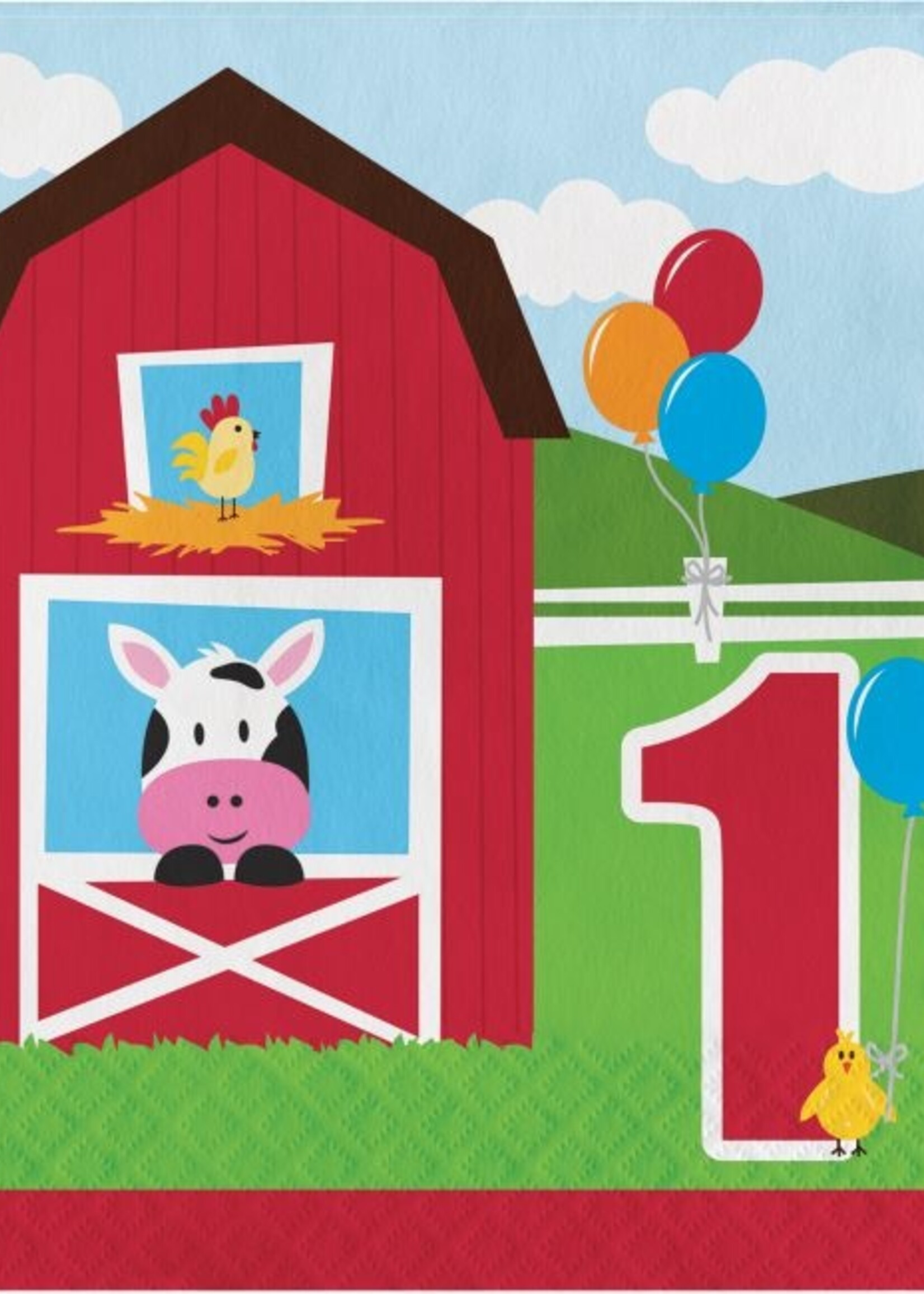 LUNCH NAPKIN 18CT  FARMHOUSE FUN 1ST