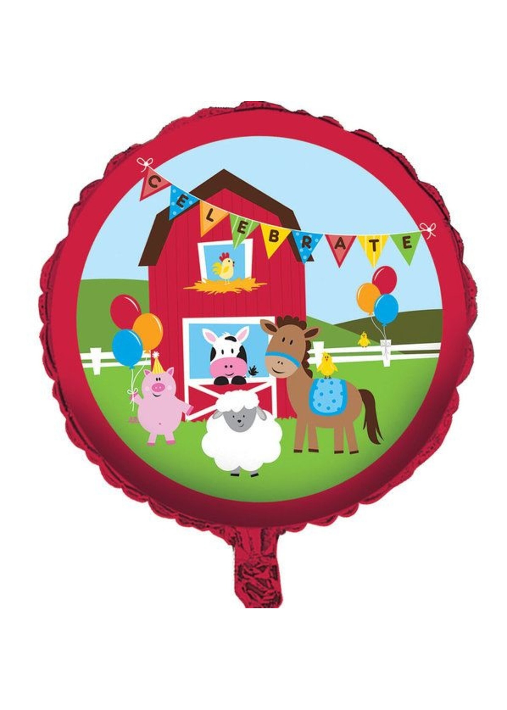 FOIL BALLOON 1CT 18" FARMHOUSE FUN