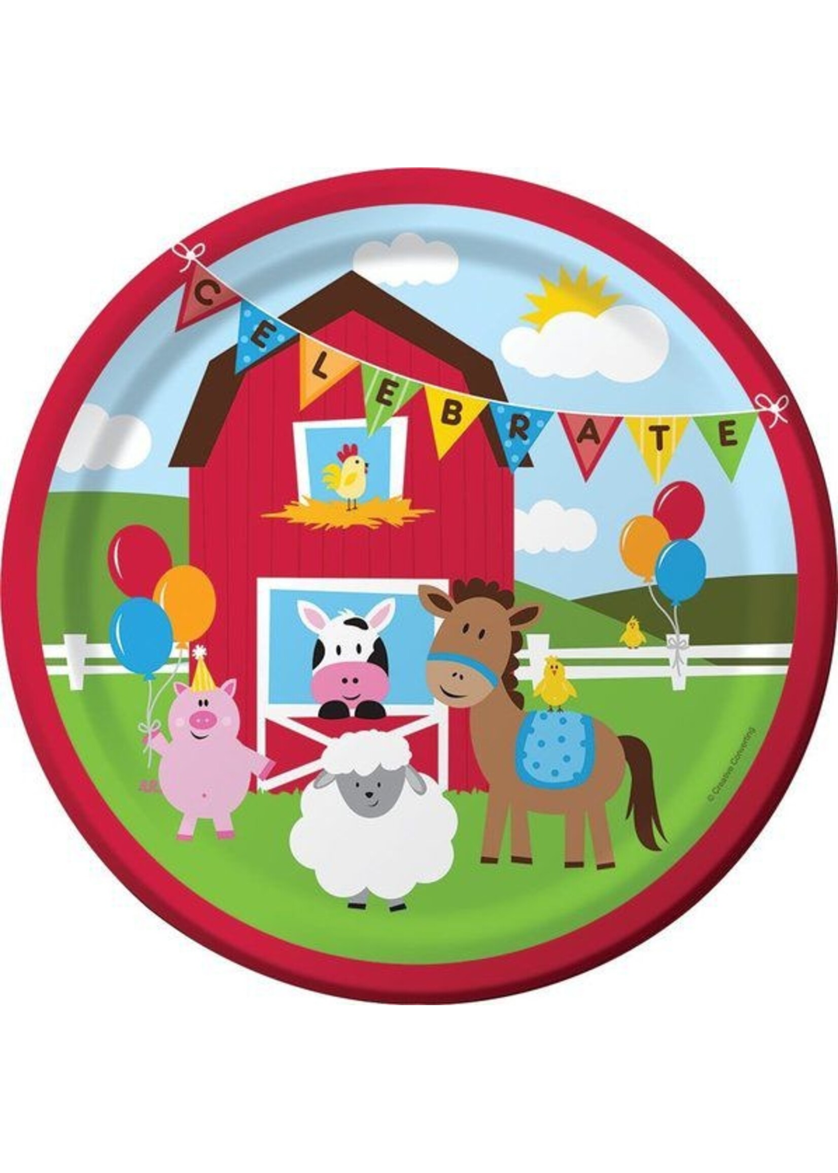 PLATE 8CT FARMHOUSE FUN
