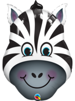 32” ZANY ZEBRA Foil balloon