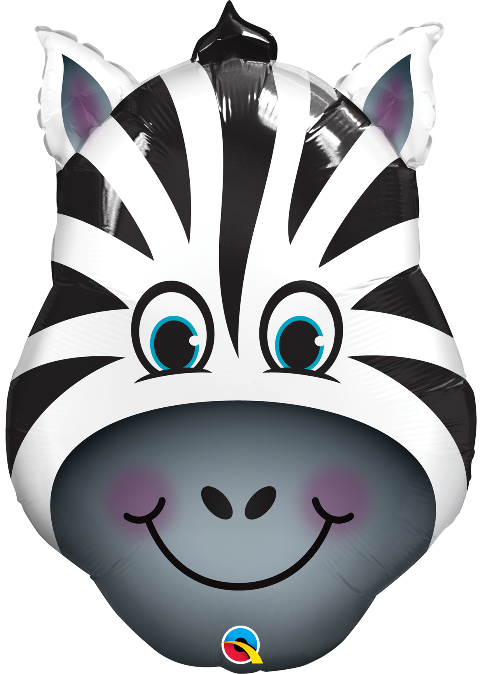 32” ZANY ZEBRA Foil balloon