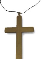 Plastic Religious Gold Cross  Necklace