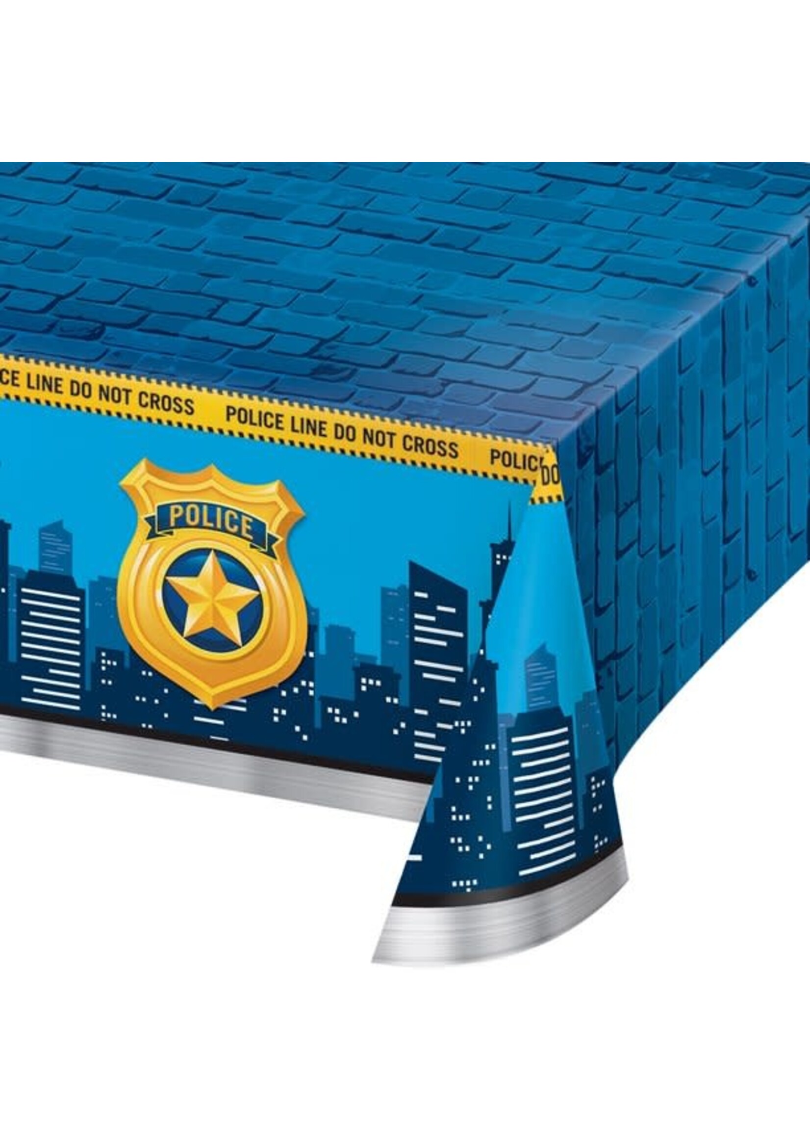 Table cloth 1CT 54X102 POLICE PARTY
