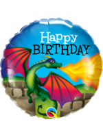 BDAY MYTHICAL DRAGON 18" BALLOON