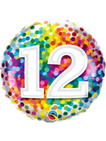 12 RAINBOW CONFETTI