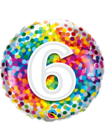 6 RAINBOW CONFETTI