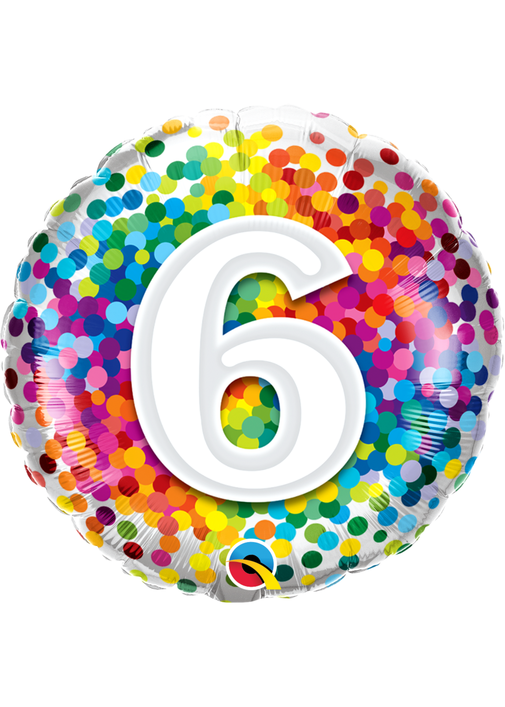 6 RAINBOW CONFETTI