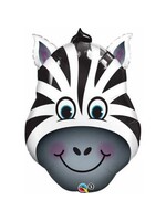 ZANY ZEBRA Foil Balloon in a Stick